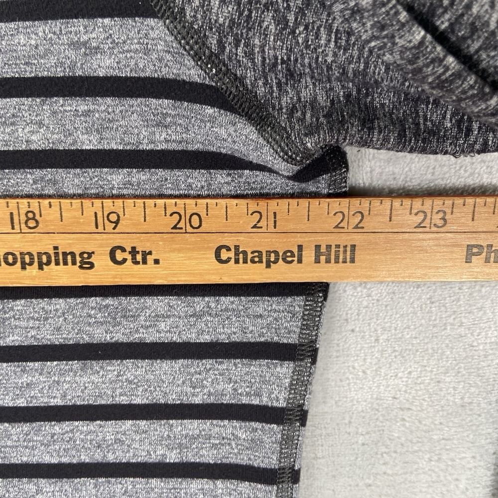 Lululemon Shirt men's Large Long Sleeve Performance Tee Striped Crew Neck Casual - Picture 7 of 11